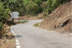 Landslide Slope Stability Treatment along B104 road at Chamarel